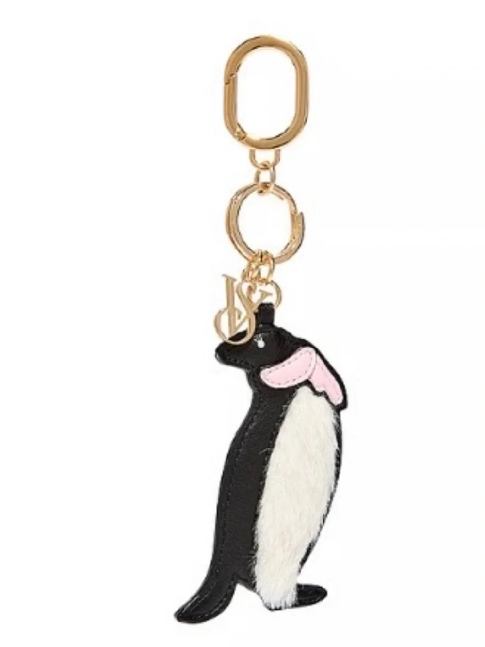 Victoria’s Secret Penguin Bag Charm Keychain New with tag